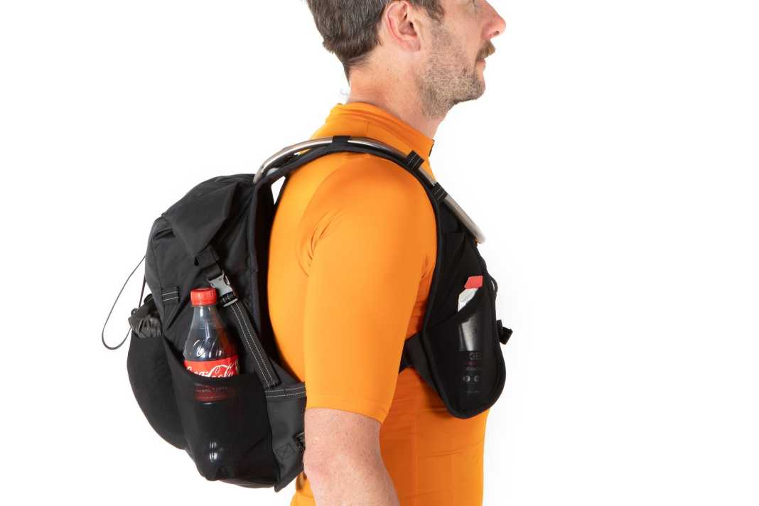 Mehr Rucksack als Trinkweste - Stauraum für alles