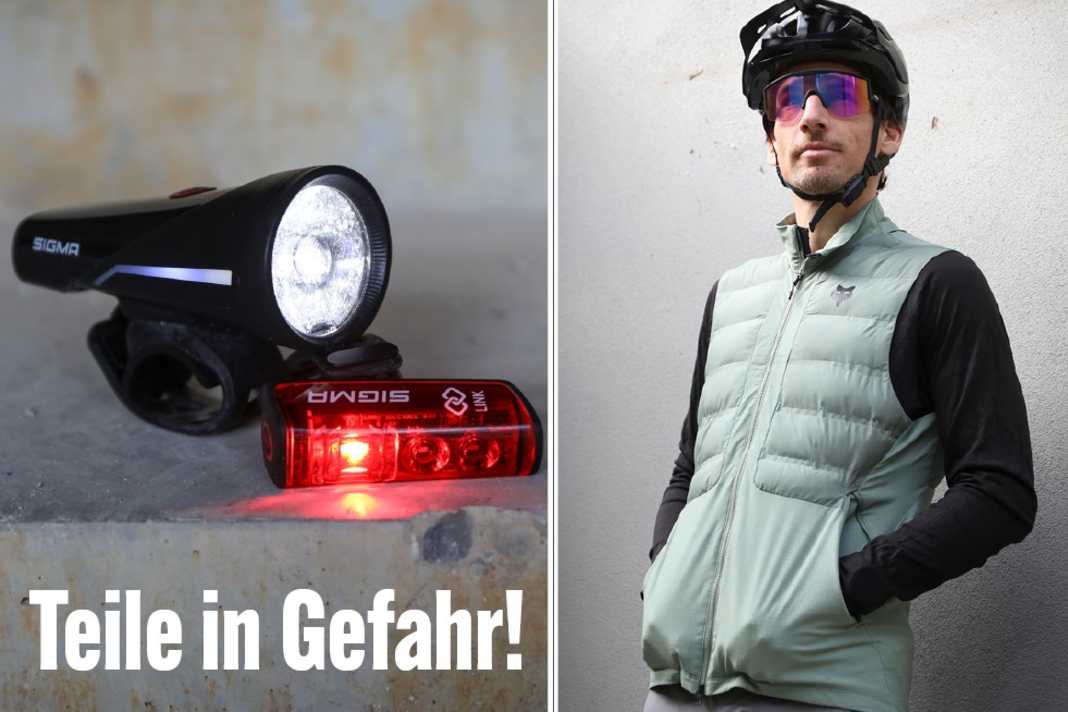 Warm & hell - MTB-Weste & Beleuchtung im Dauertest