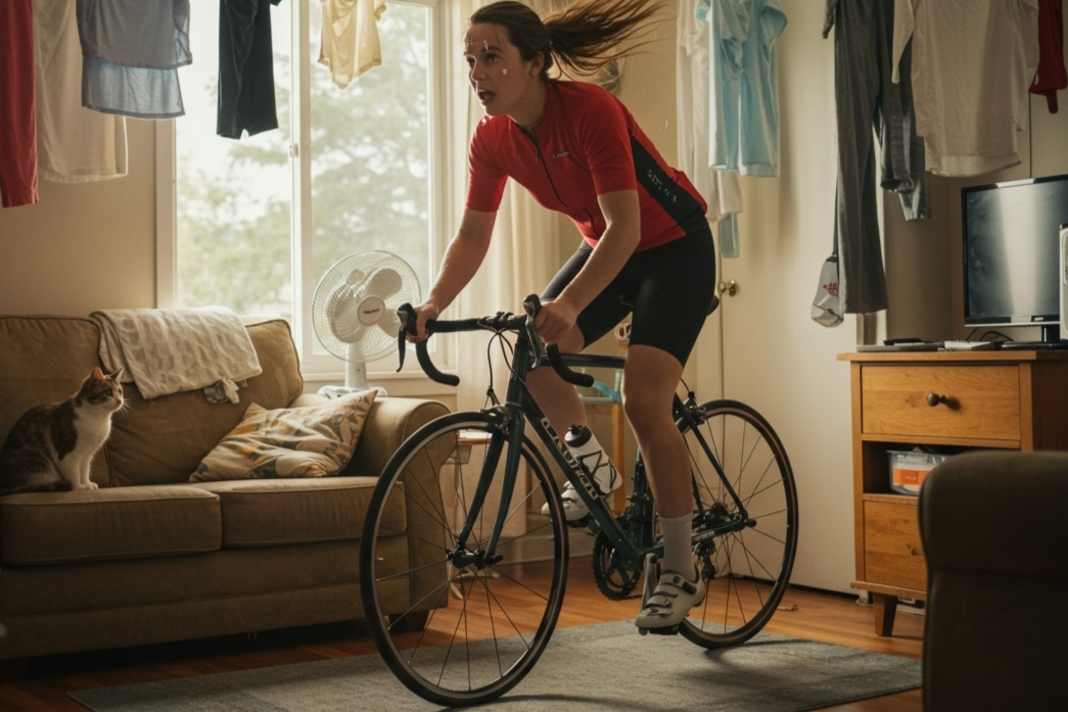 Günstiges Setup für Indoor-Cycling