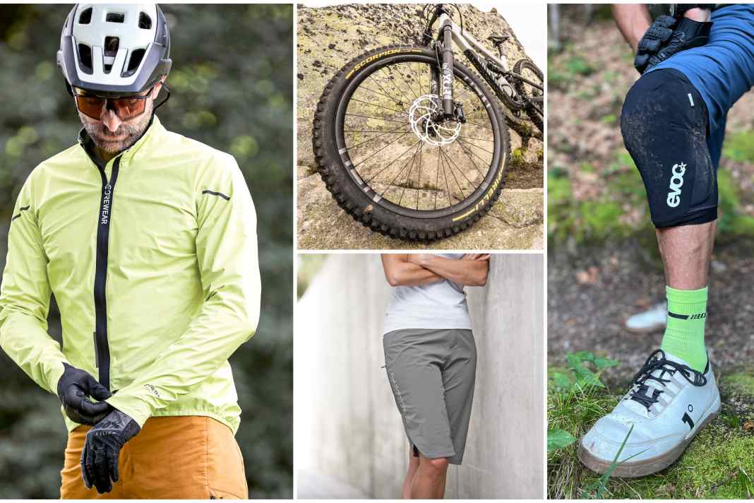 Reifen, Shorts, Schoner & Jacke - Neue MTB-Parts im Praxis-Test