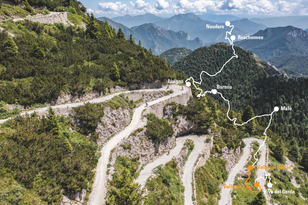 Etappe 6 der Jubiläumsroute zum Nachfahren