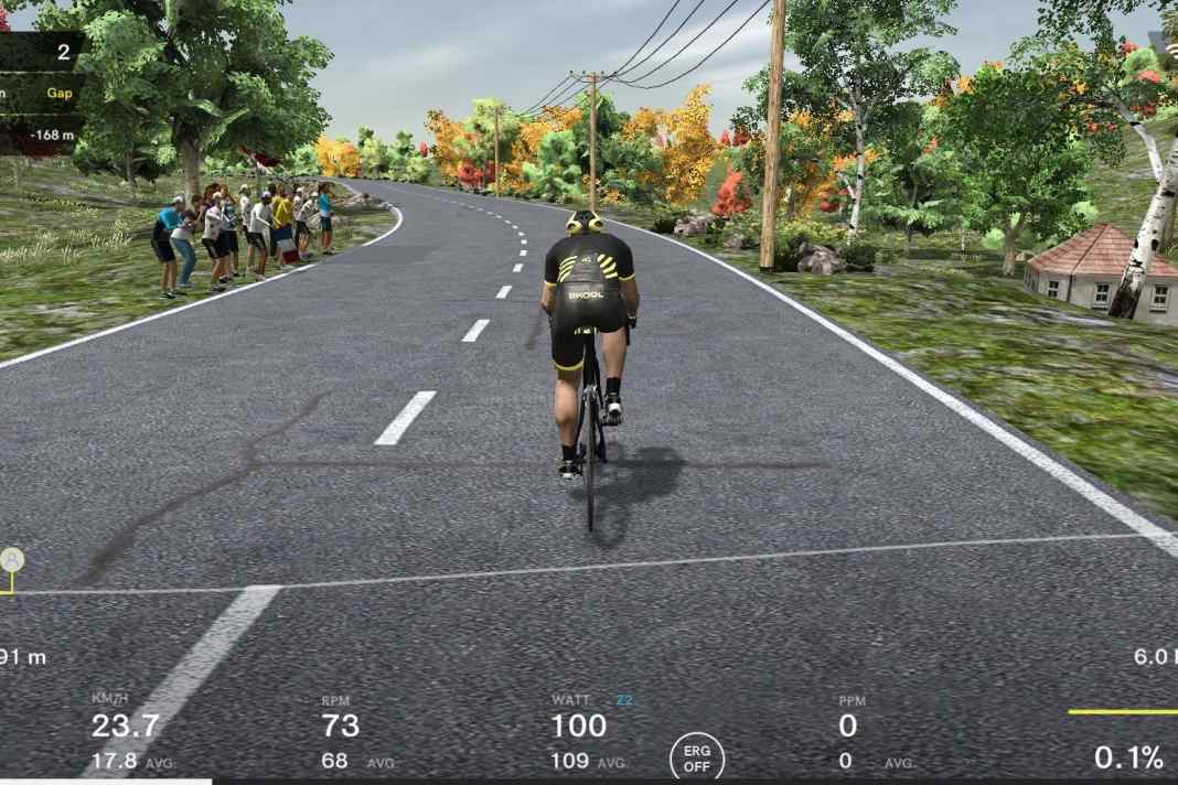 Rollentraining mit Bkool - Test