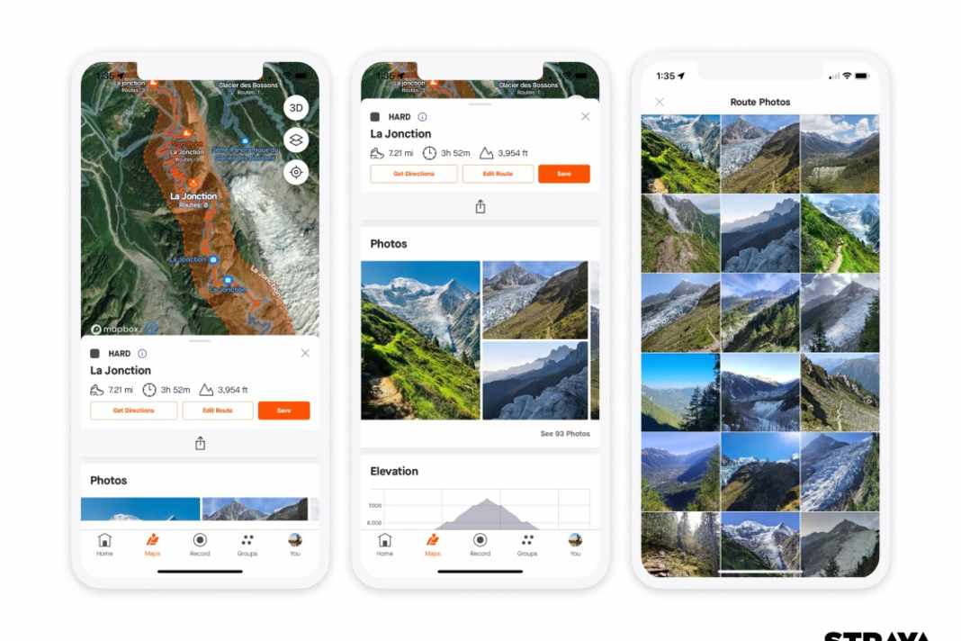 Streckenfotos - Neues Strava-Feature