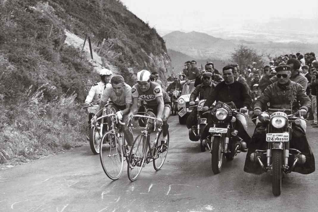 Die Tour de France auf dem Puy de Dome