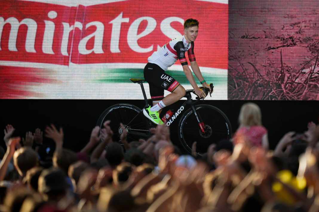 Preis eines Neuwagens - das Tour-Rad von Tadej Pogacar