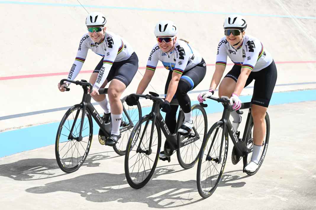 Teamsprint-Trio peilt Gold an
