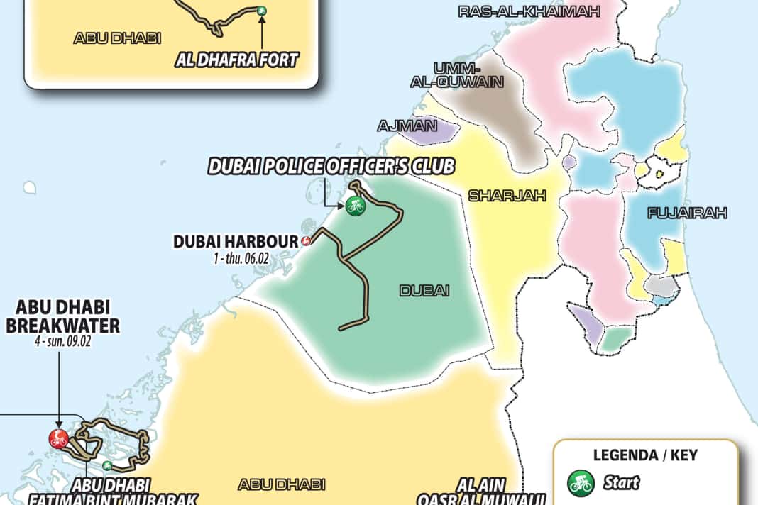Das ist die Strecke der UAE-Rundfahrt der Frauen 2025