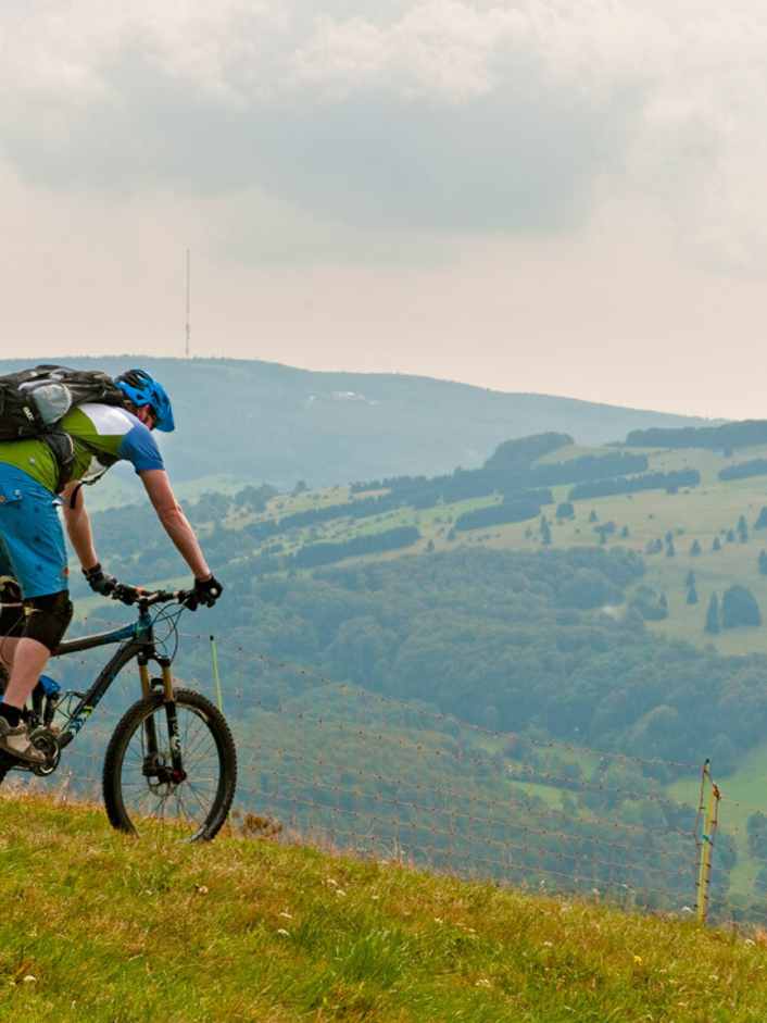 Kreuzberg Supertrail in der Rhön