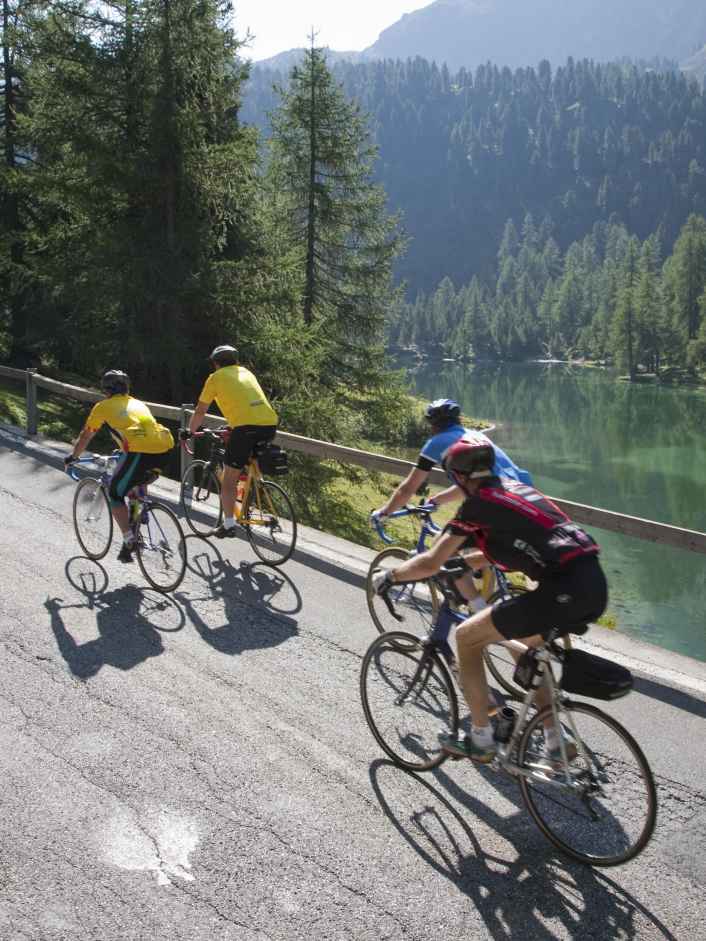 Albulapass nur für Radfahrer