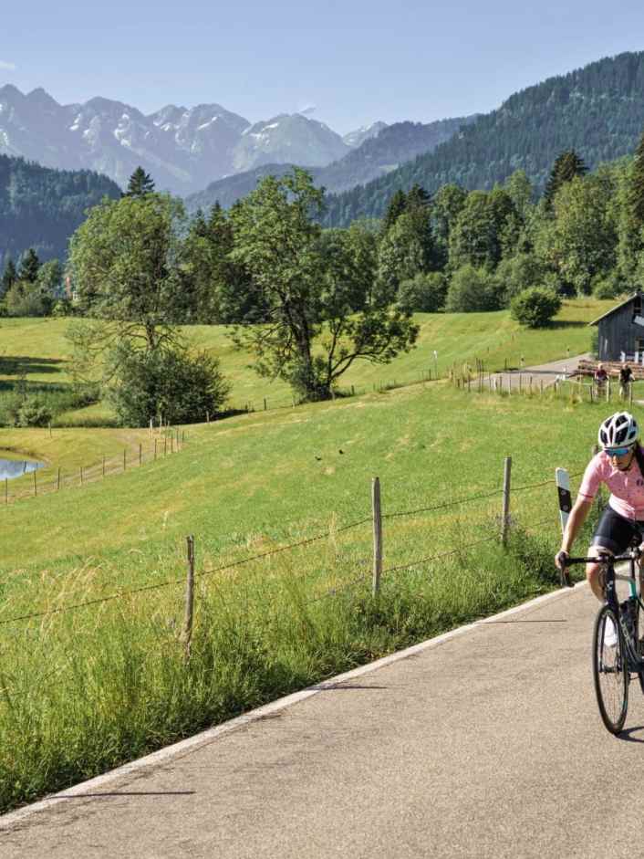 Rennradtouren mit Alpenpanorama
