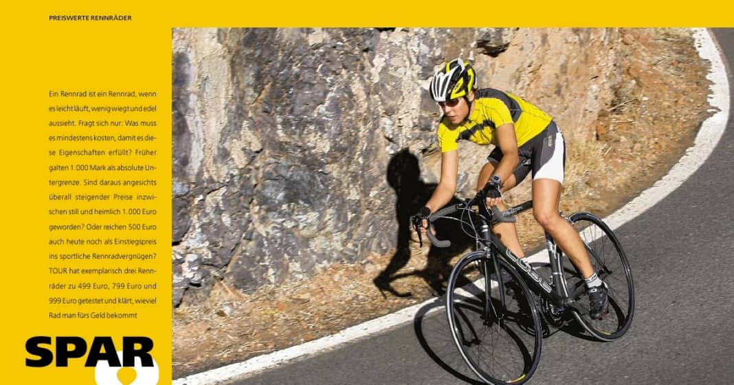 Rennräder von 500 bis 1000 Euro TOUR