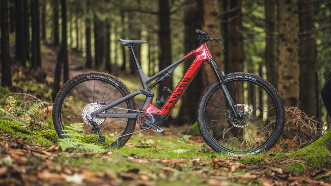 Test Canyon Neuron On CF7 Das neue Touren E Fully fur Trailbiker BIKE
