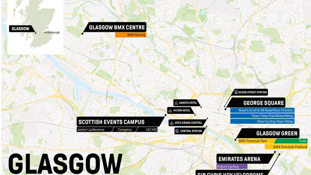 RadWM 2023 Glasgow Stars der Weltmeisterschaften TOUR