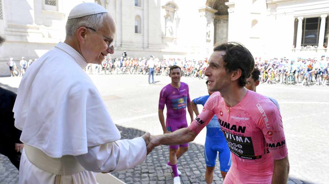 "It doesn't get any better than this": papal audience and Giro victory for Yates