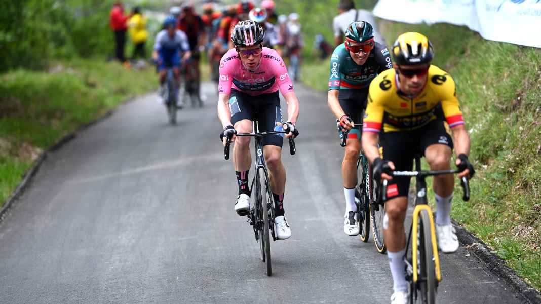 Giro d'Italia: Kämna falls back slightly - Evenepoel weakens