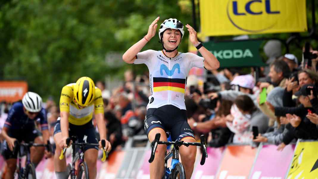 Historic coup: Lippert wins stage 2 of the Tour de France Femmes