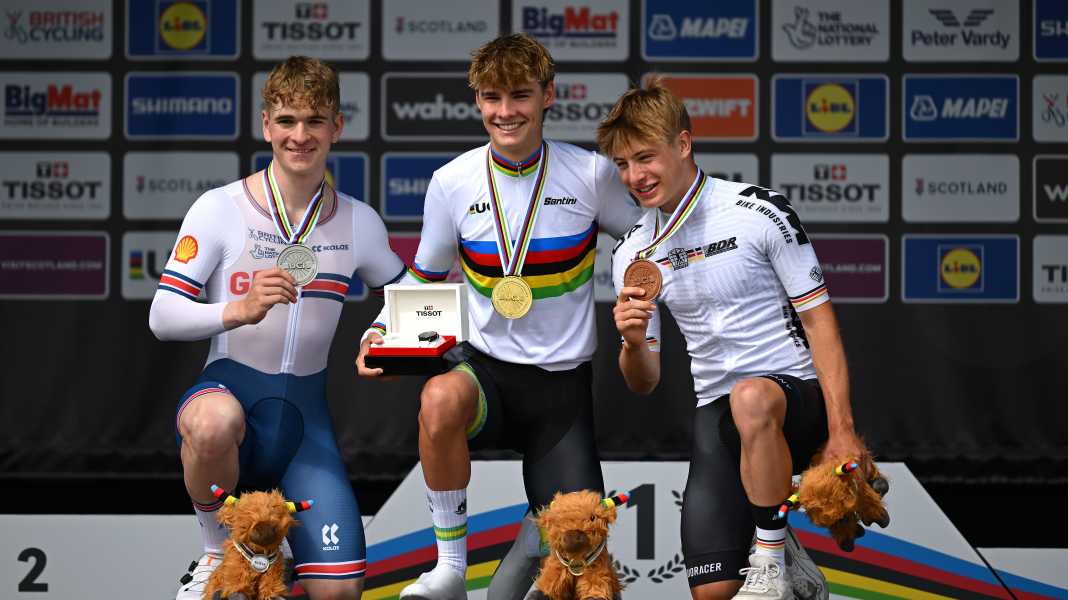 World Cycling Championships: First medal for Wiggins' son - Leidert in third place
