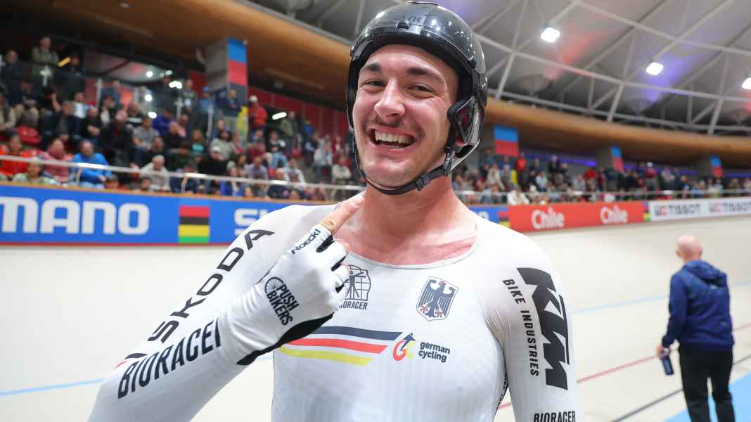 World Track Cycling Championships: Augenstein wins first gold for Germany - silver for women's foursome