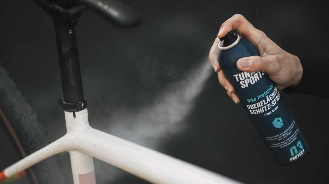 Protection de surface Tunap : contre la saleté et avec protection UV pour le cadre du vélo