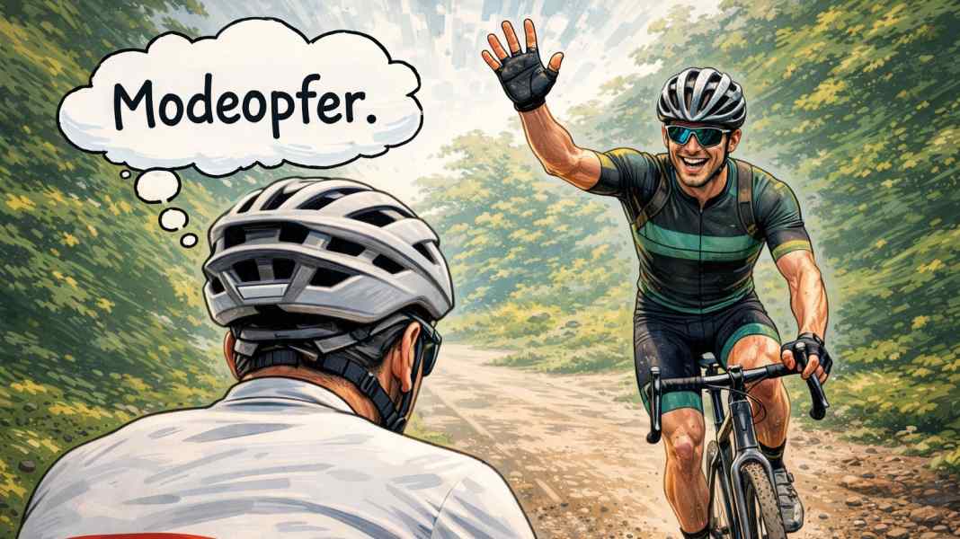 Greeting madness on gravel bikes: "Are we all BFFs now?"