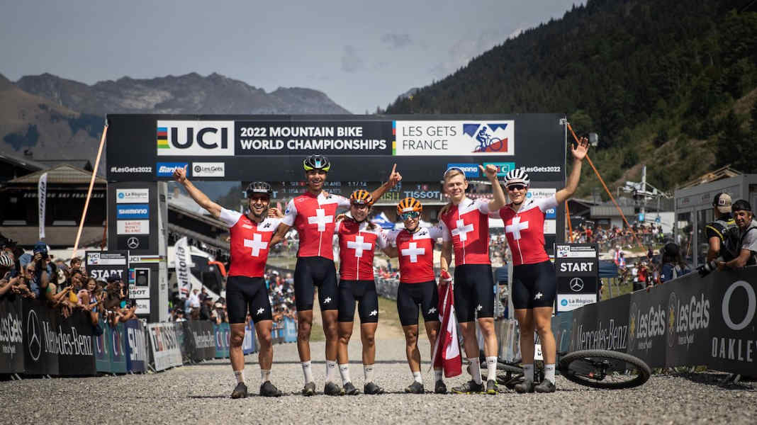 UCI MTB World Championships Les Gets: Switzerland wins relay gold - BDR team in 10th place