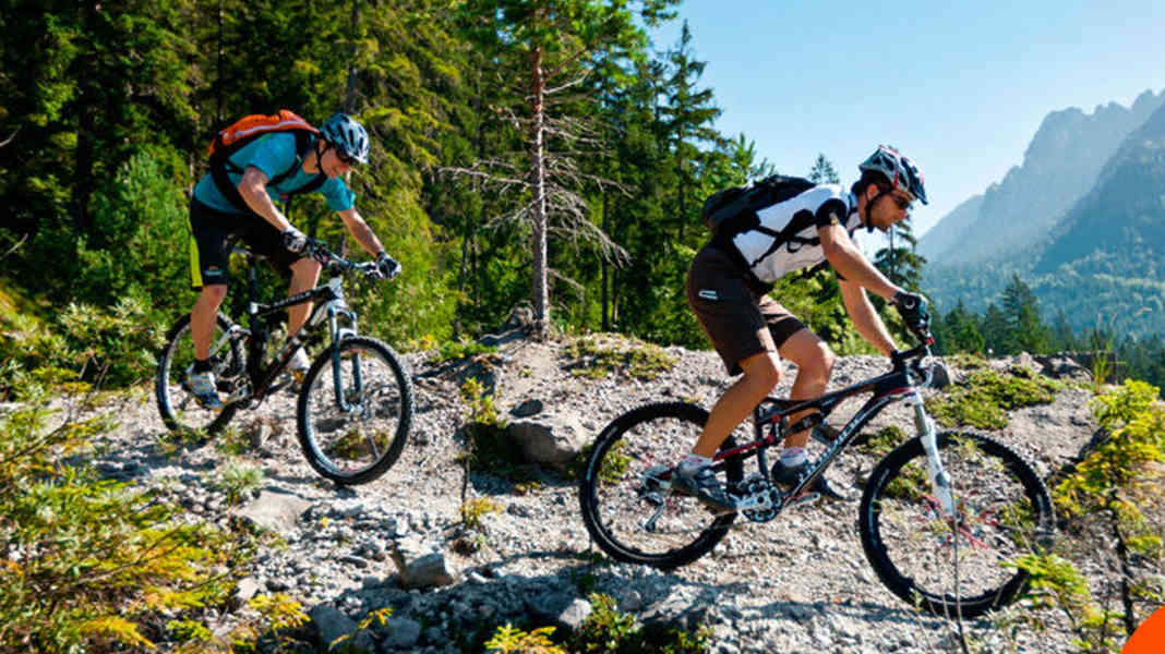 GPS data for the BIKE Guide: Zugspitz region