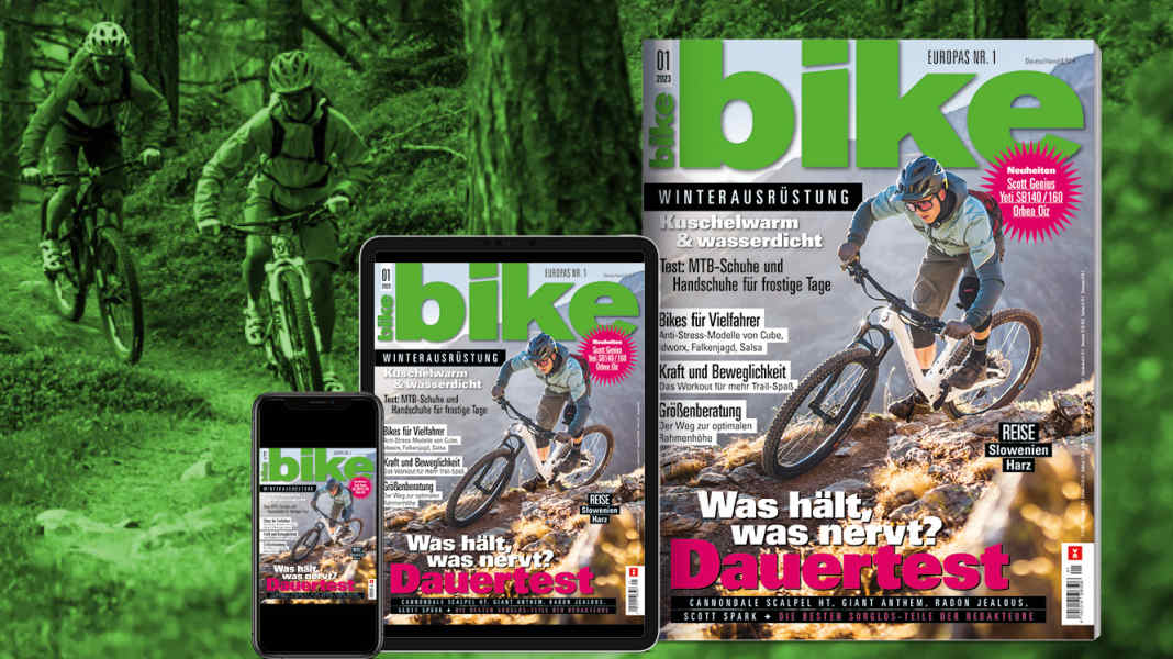 Die neue Ausgabe: BIKE 01/2023 – jetzt lesen!