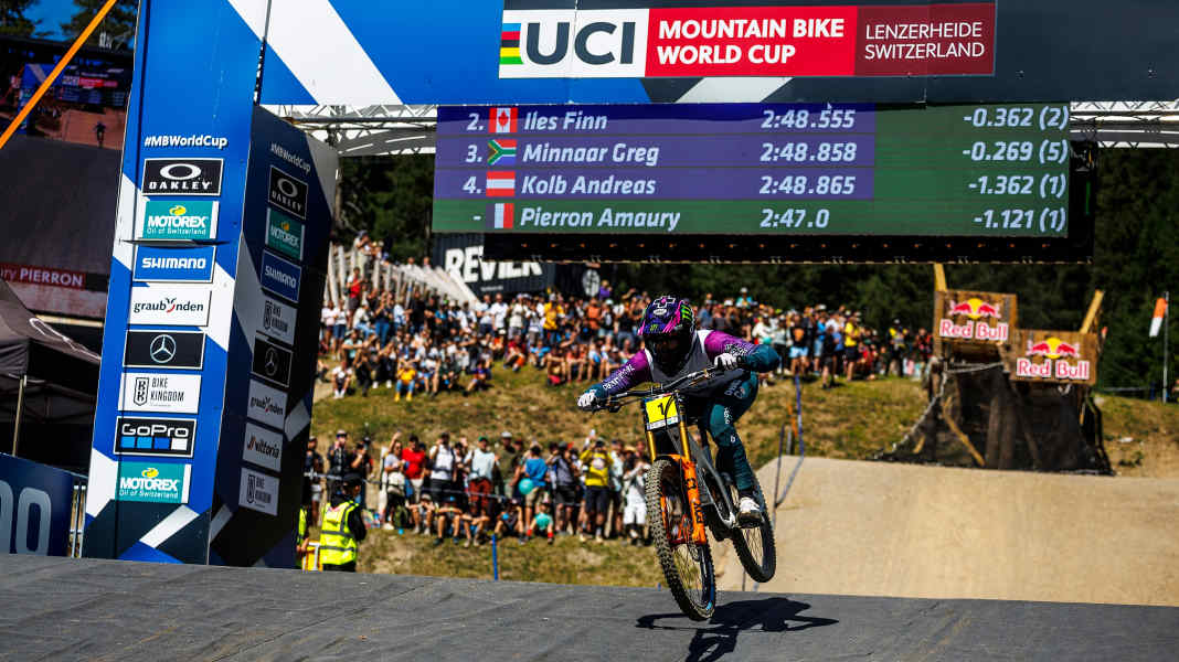 Downhill World Cup: French superiority in Lenzerheide