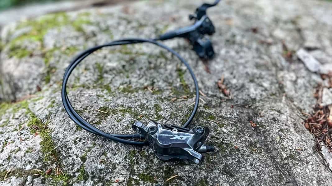 Bremsentest 2023: Shimano XT Bremse - dünn und fragil