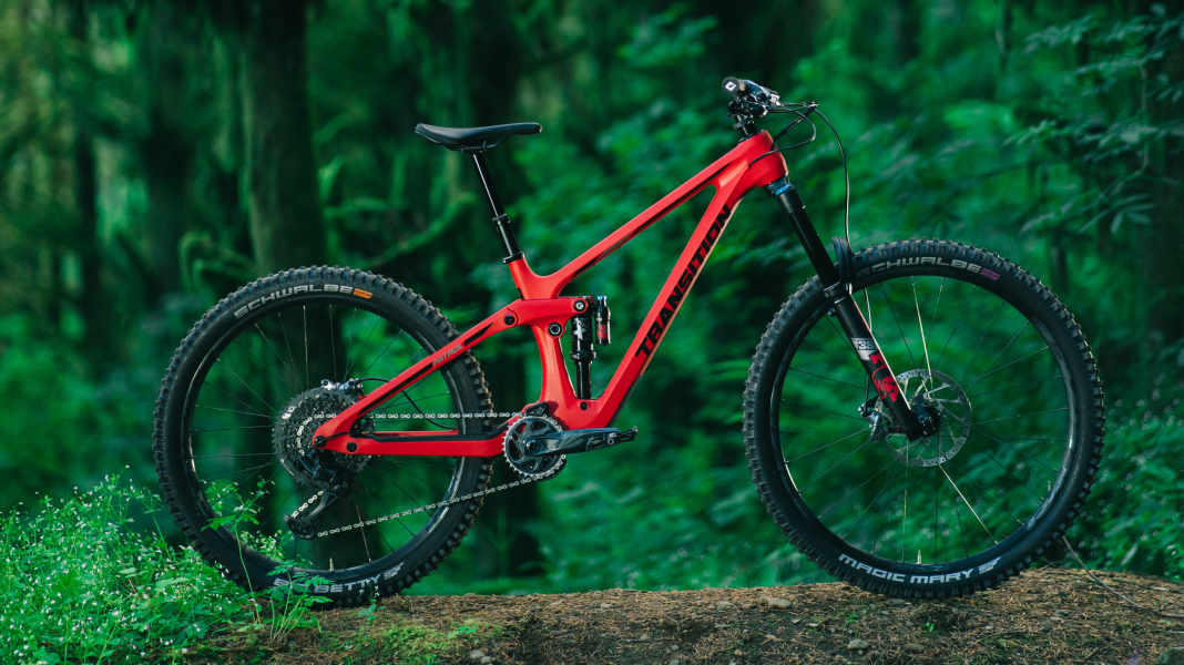 Slimmed down: Transition Patrol with carbon frame