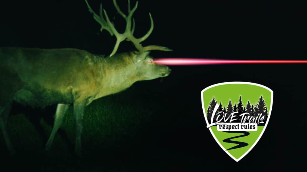 Love Trails - Respect Rules: No Nightrides - Give the animals their rest