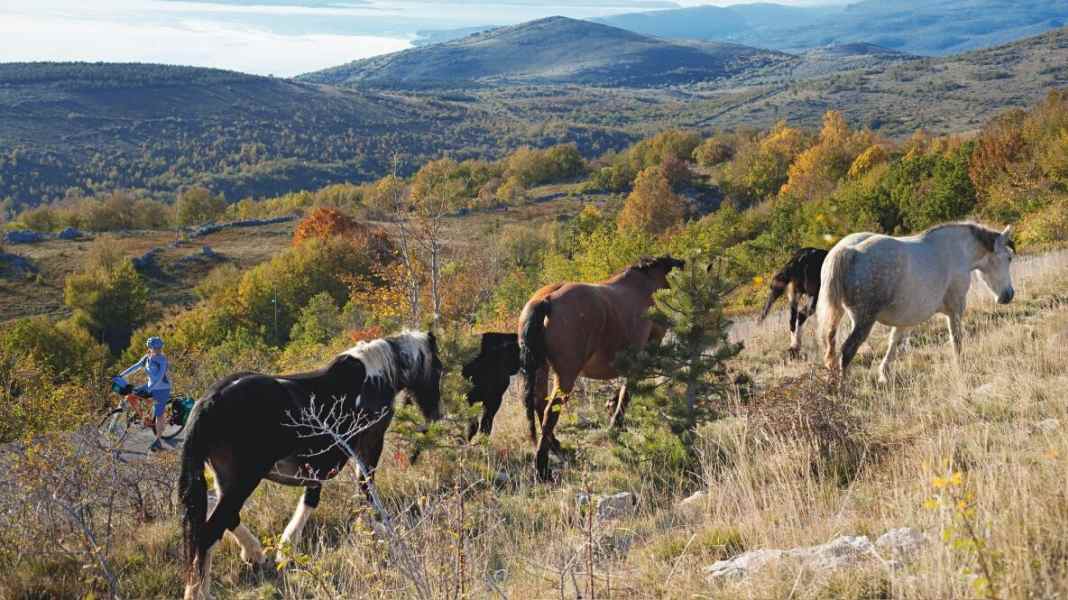 Radtour durch das Kroatische Bergland