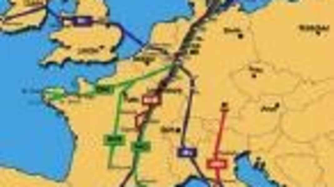 Get on and off throughout Europe