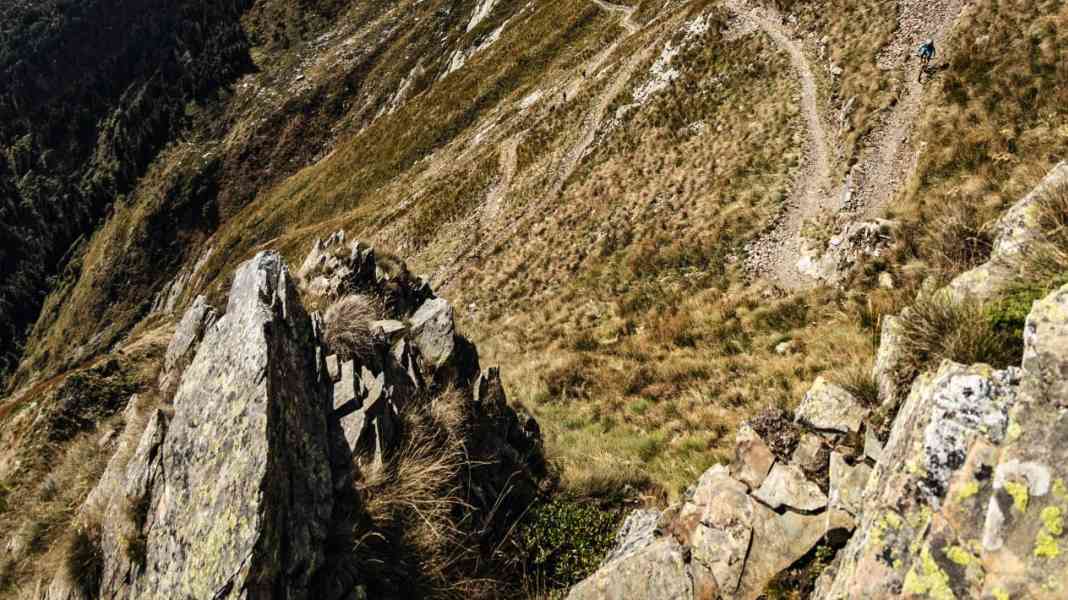 Endless ridge ride on Monte Tamaro