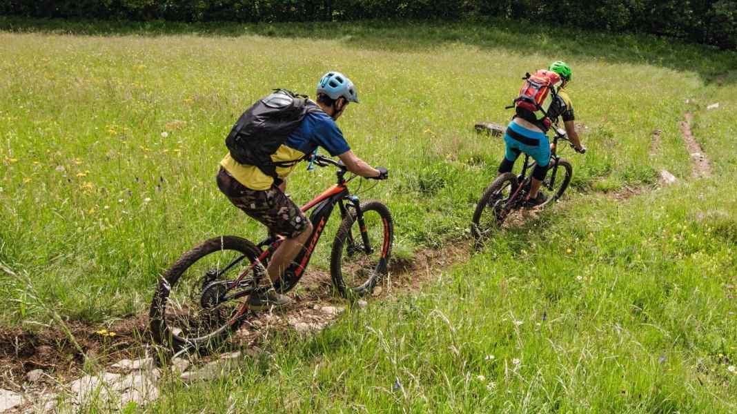 Trail camp for e-mountain bikers