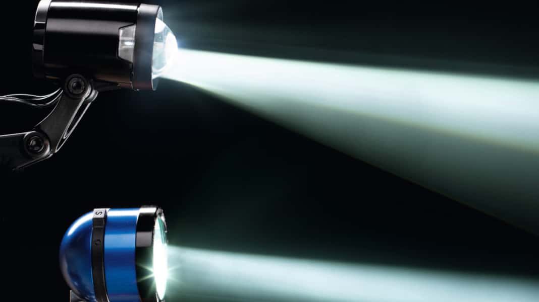 Bright joys: six high-quality hub dynamo headlights put to the test