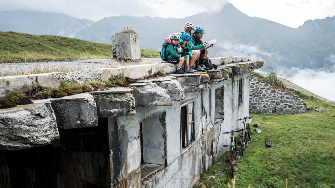 Sattelbergalm: EMTB-Tour mit Kids am Brenner