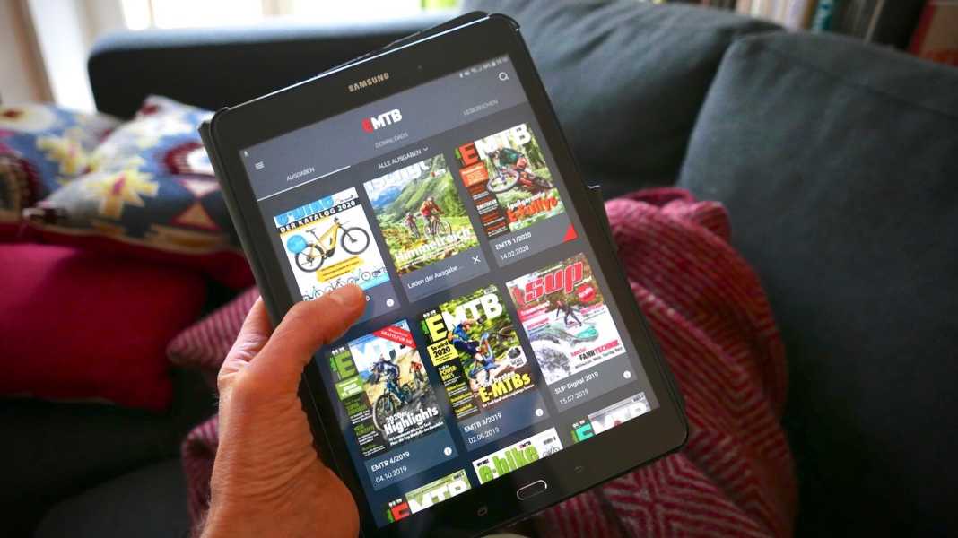 EMTB App – EMTB Magazin immer & überall lesen