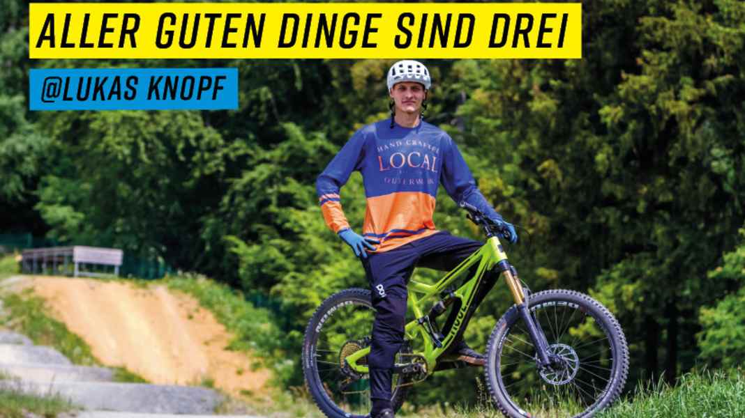 Aller guten Dinge sind drei: Lukas Knopf