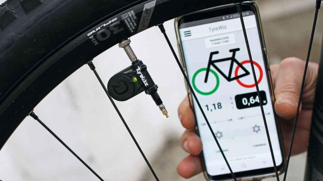 MTB-Reifendruck messen per App: Quarq Tyrewiz im Test