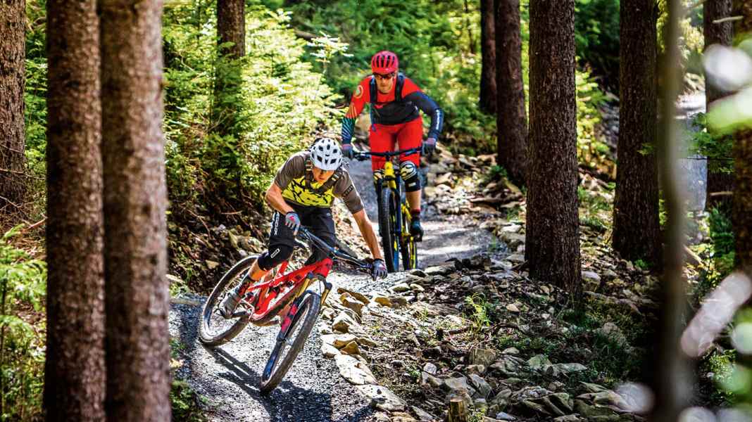 130 mm class: trail bikes from 3500 to 7000 euros
