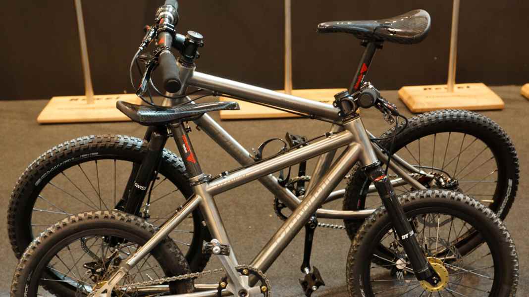 Children's bike made of titanium