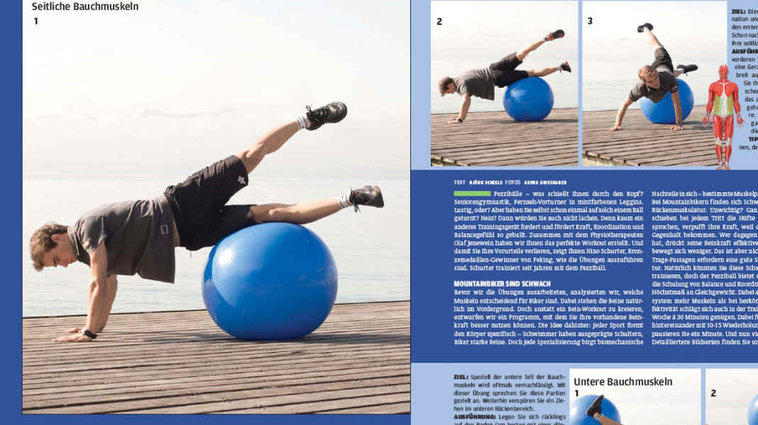 Training mit dem Pezziball