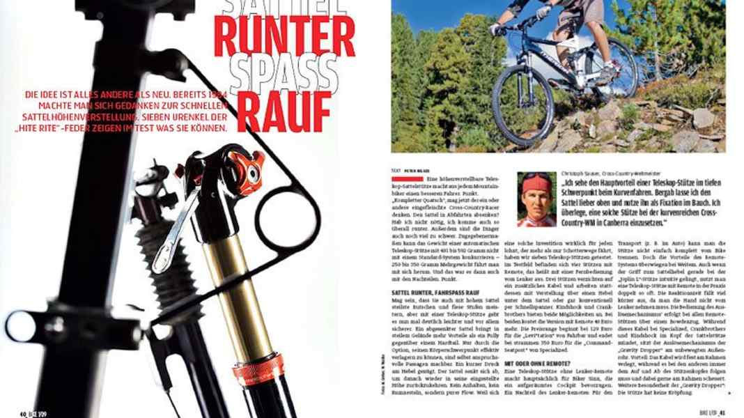 Telescopic seat posts