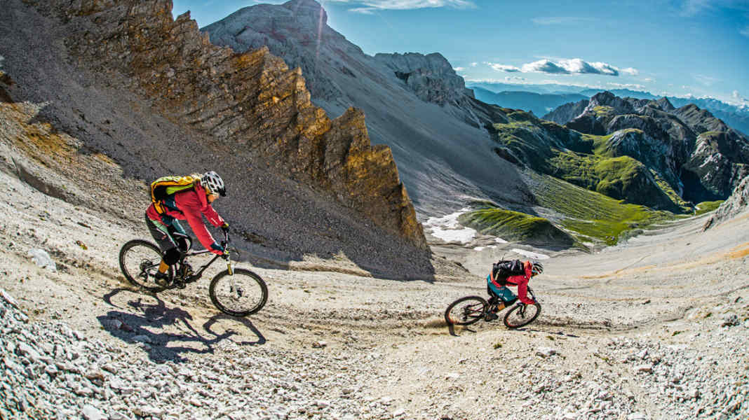 5 panoramic tours for mountain bikers in the Dolomites