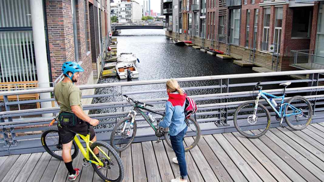 Mountain bike trails above the city: Copenhagen