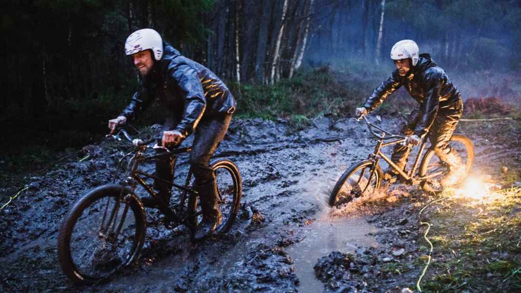 Schlammschlacht Klunker-Bikes Marke Eigenbau