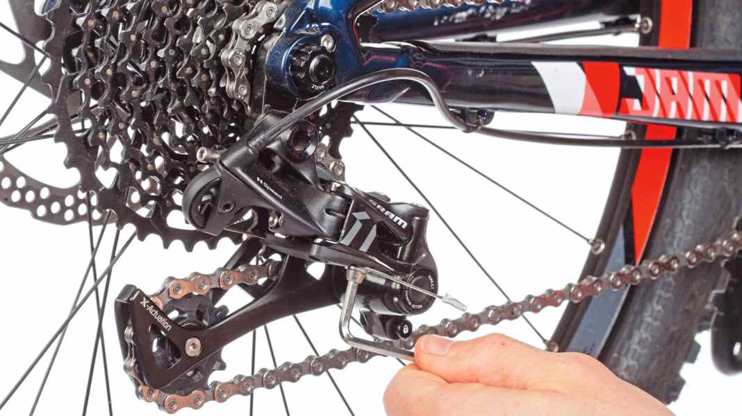 So stellen Sie eine 1x11-Schaltung von Sram richtig ein