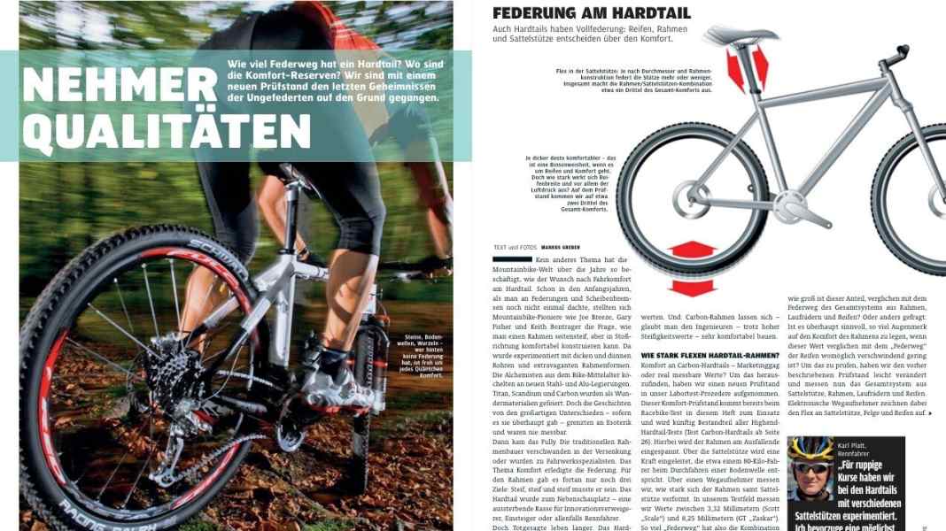 Komfort-Test bei Hardtails