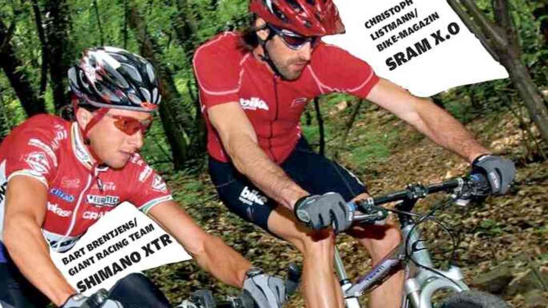 Shimano XTR against SRAM X.O